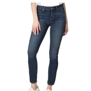 PAIGE Verdugo Ankle Dark Wash Mid-Rise Stretchy Skinny Jeans Women’s Siz…